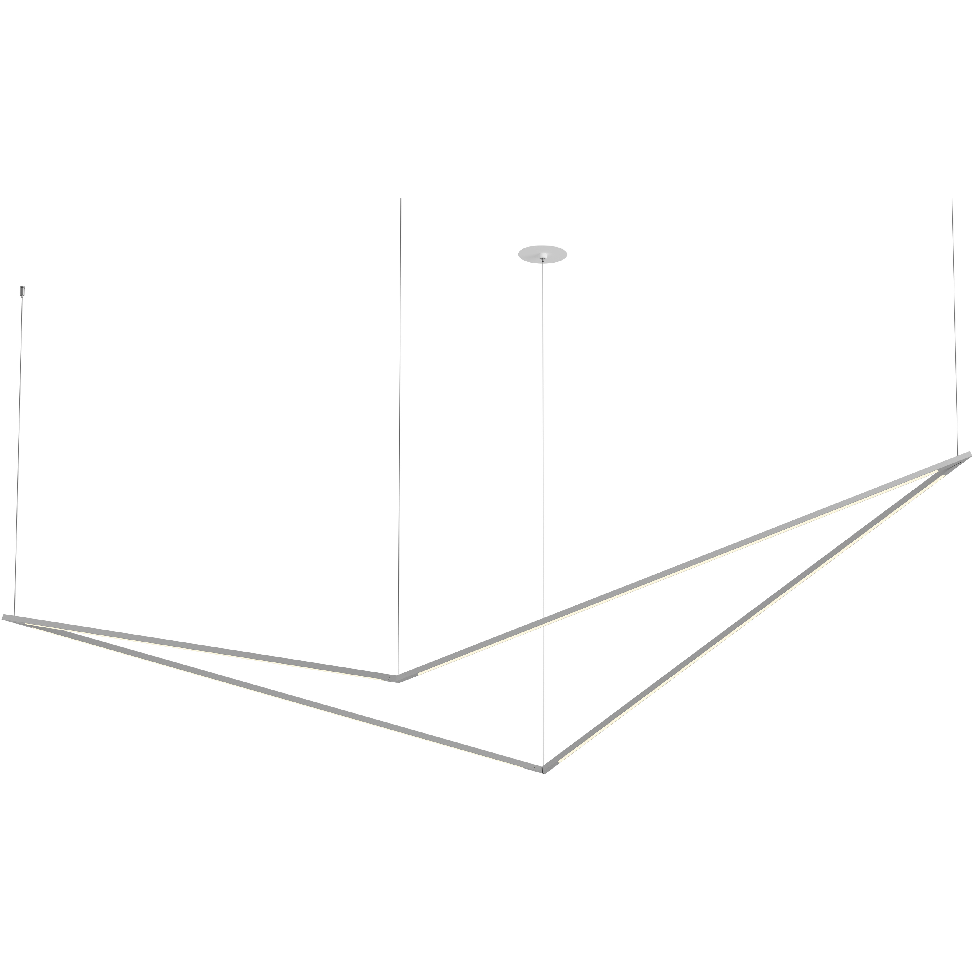 Z-Bar LED 29.36 inch Silver Pendant Ceiling Light, Bird